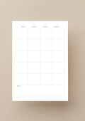Calendario mensual 2 paginas