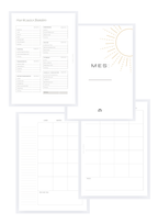 Calendario mensual 2 paginas