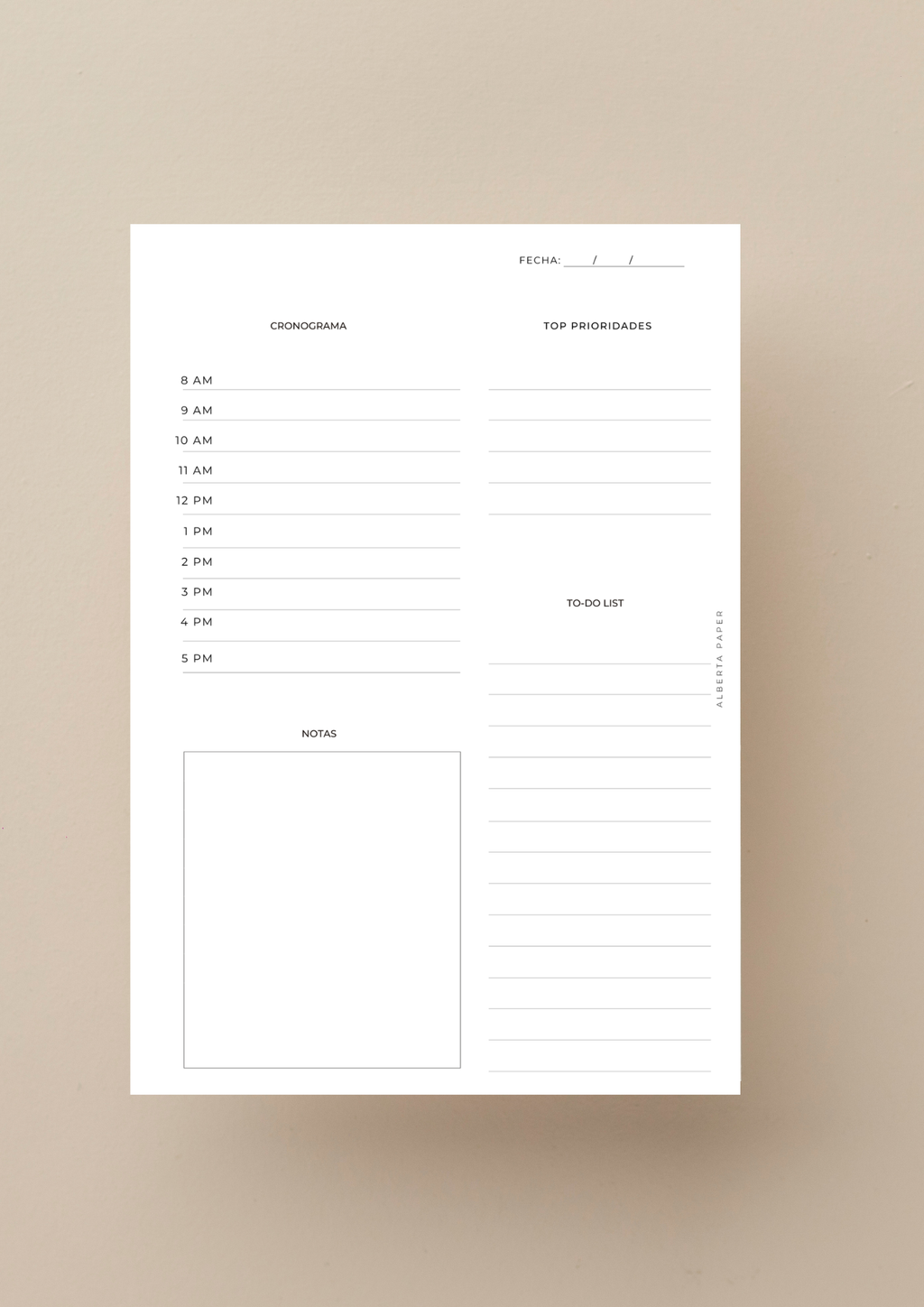 REFILL - Daily Planner