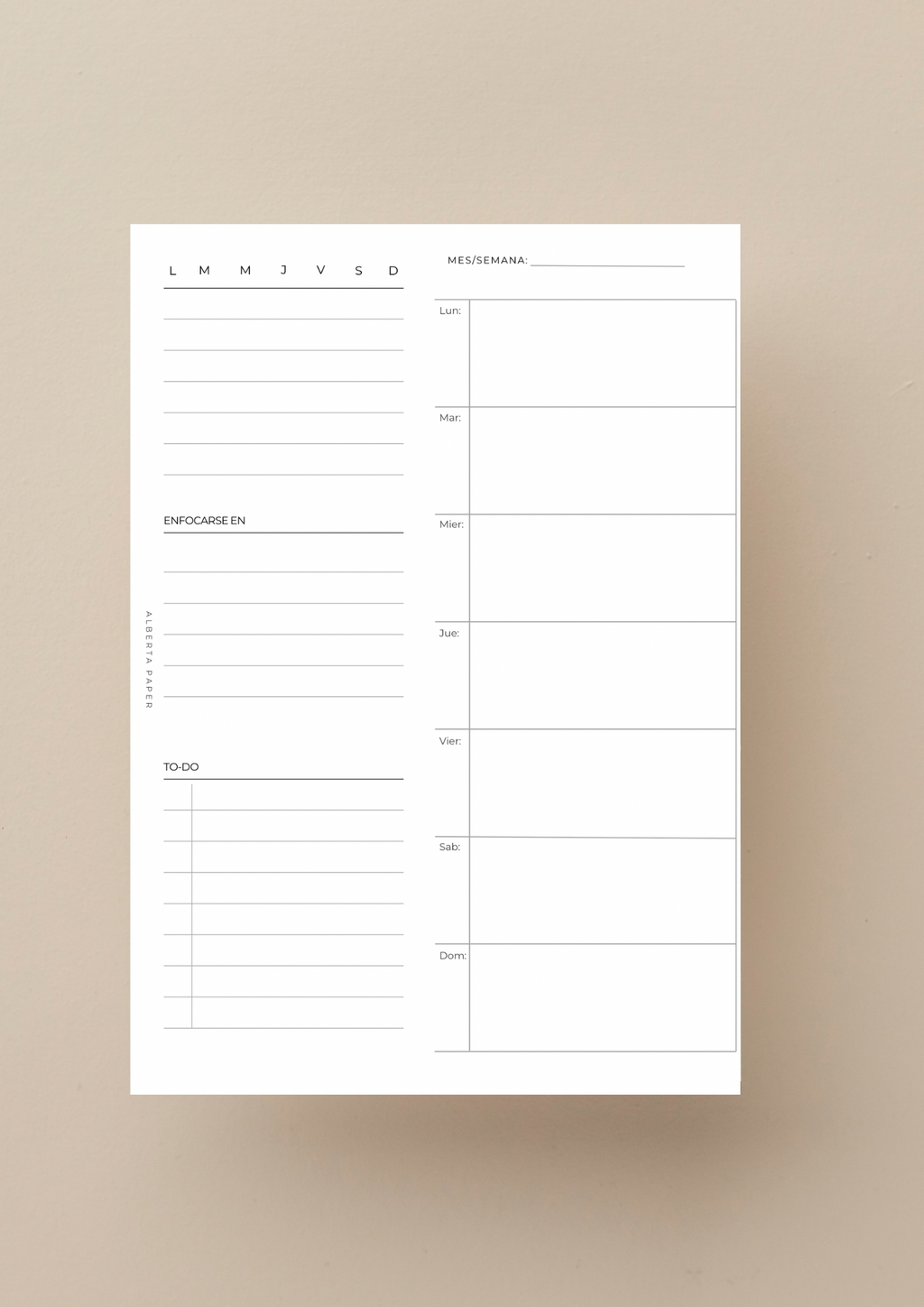 Weekly Planner