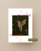 Agenda transparente  | anillos plateados | A5 |