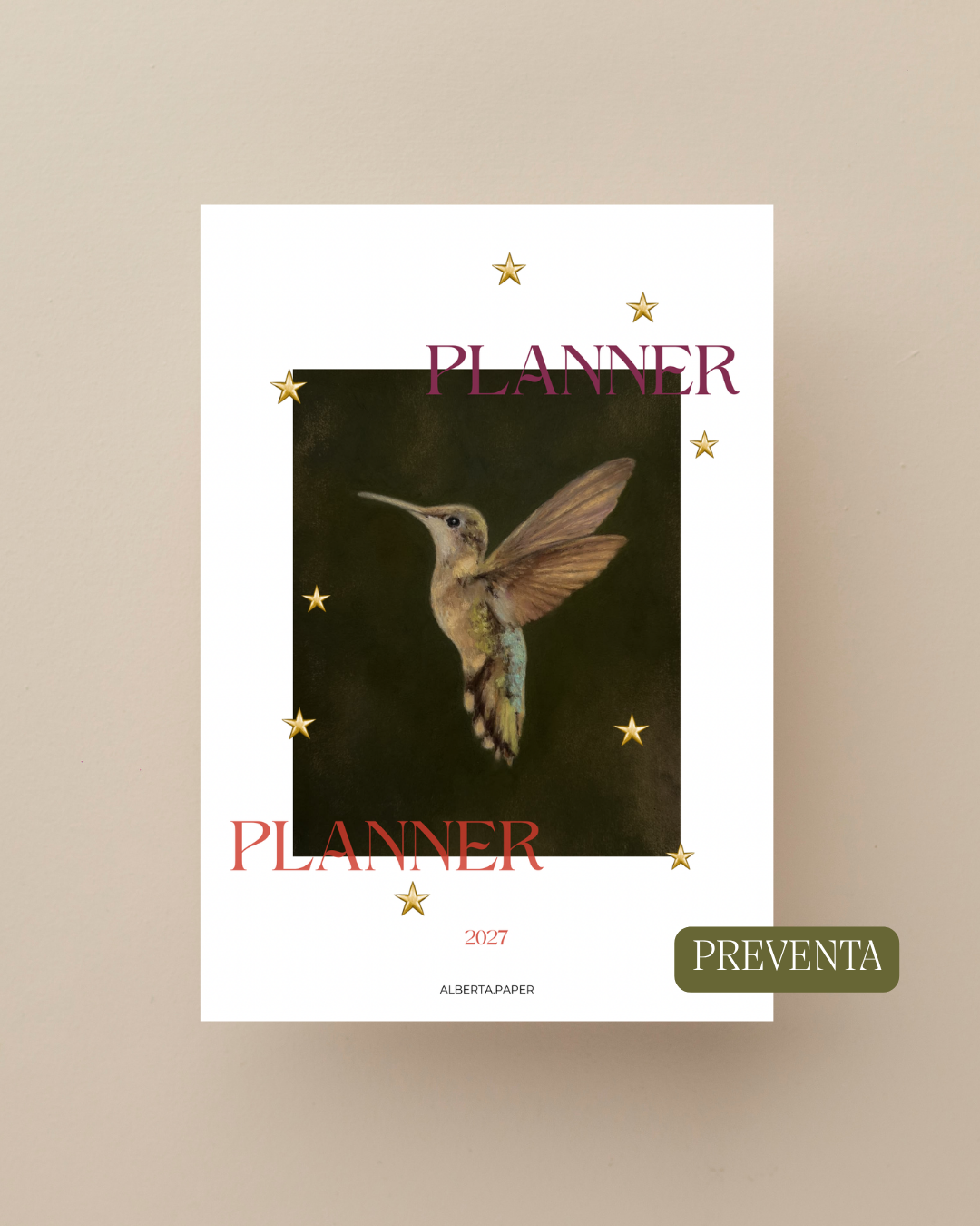 Agenda transparente  | anillos plateados | A5 |