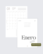 Agenda transparente  | anillos plateados | A5 |