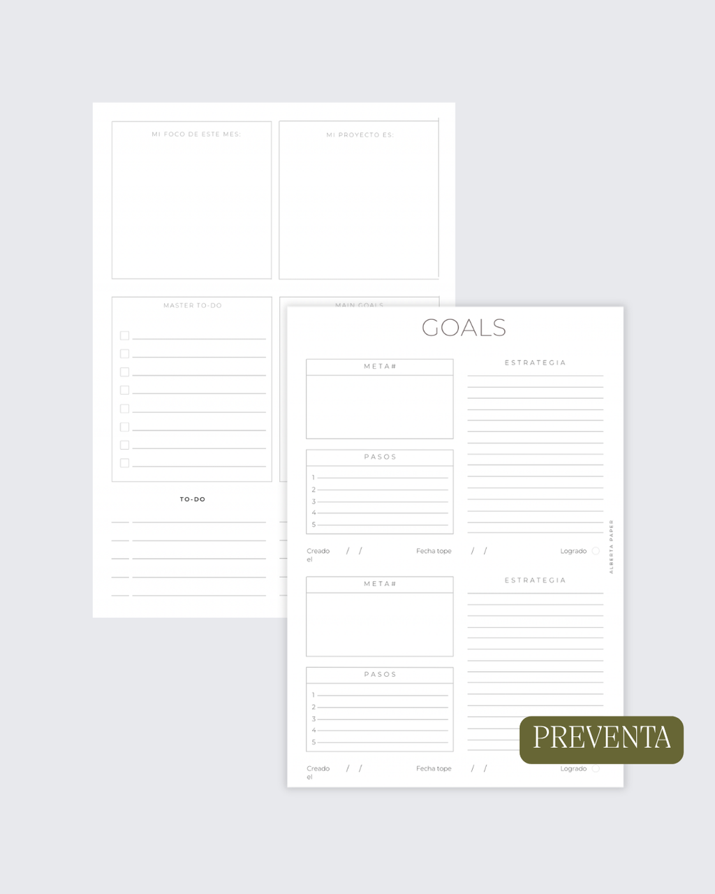 Agenda transparente  | anillos plateados | A5 |